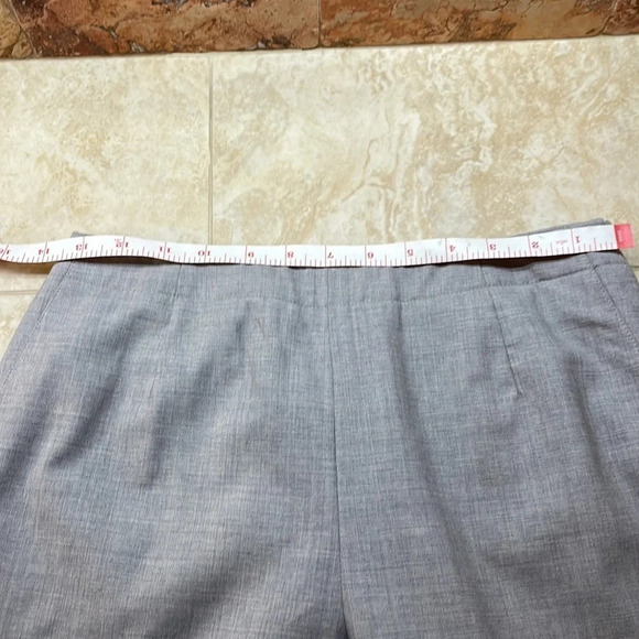 Talbots Petites‎ Women’s Pants Wool Blend Straight Lining Light Gray Size 4 - Picture 8 of 11